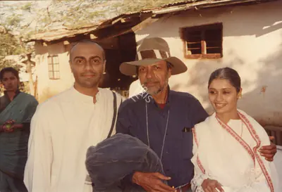 Ashok Mehta (Cinematographer), The Making of the Mahatma, 1996, Working Still