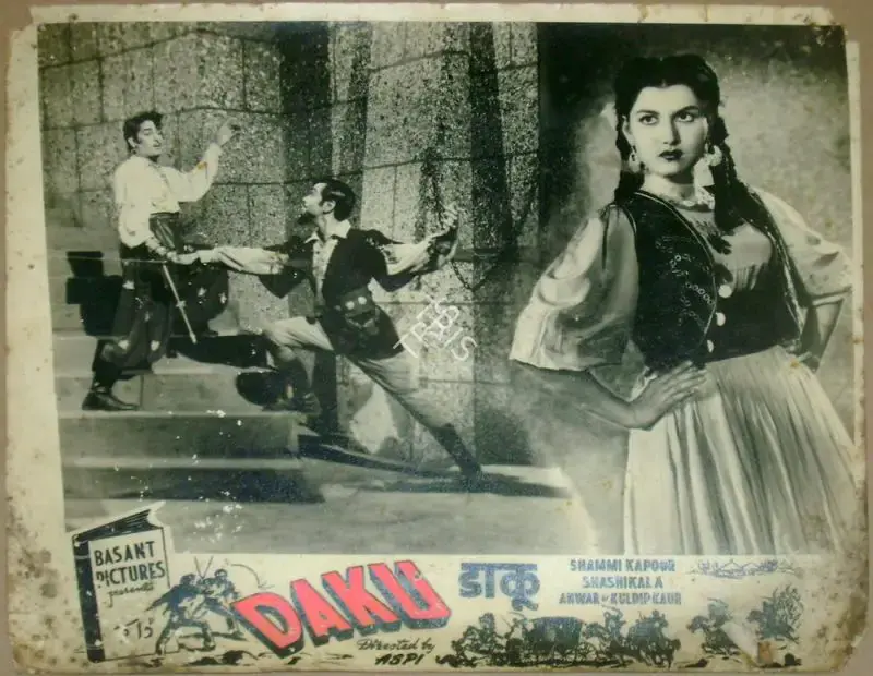 Aspi (Director), Daku, 1955, Lobby Card