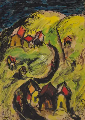 H.A. Gade (Artist), Untitled, 1949, Painting