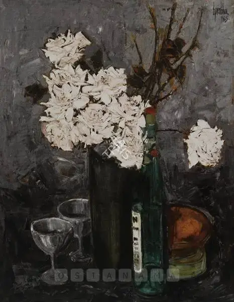B. Prabha (Artist), Still Life, 1965, Painting