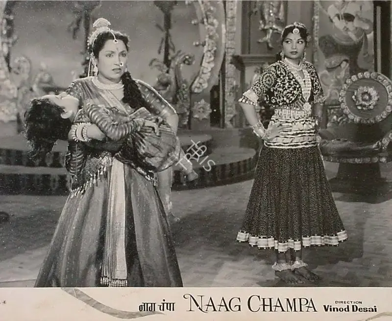 Vinod Desai (Producer), Naag Champa, 1958, Lobby Card