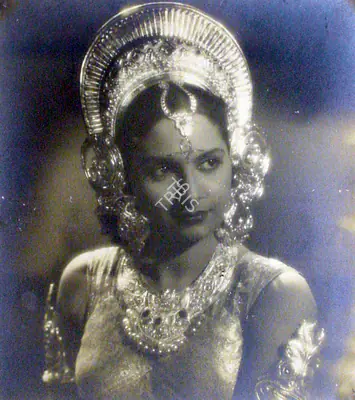 Shanti Kumar (Director), Usha Haran, 1949, Photographic Still