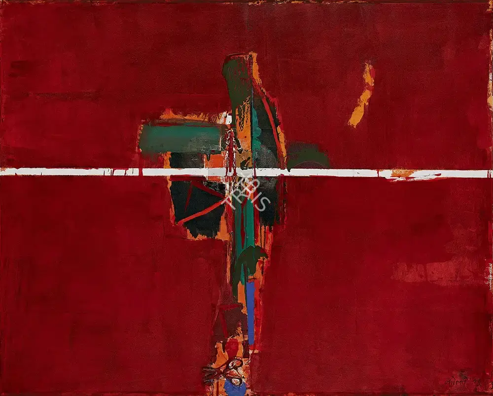 Kolte, Prabhakar (Artist). Untitled, 2019 | Painting, AG.Onl/03.05.22, 2022 · Asta Guru