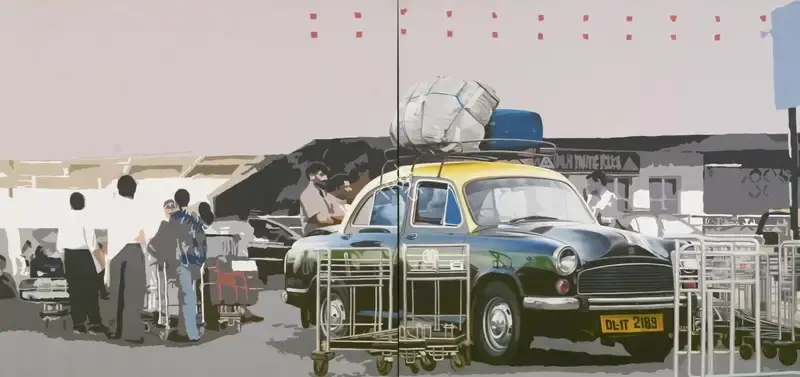 Gupta, Subodh (Artist). Untitled, 2004 | Painting, So.NeY/18.03.15, 2015 · Sotheby's