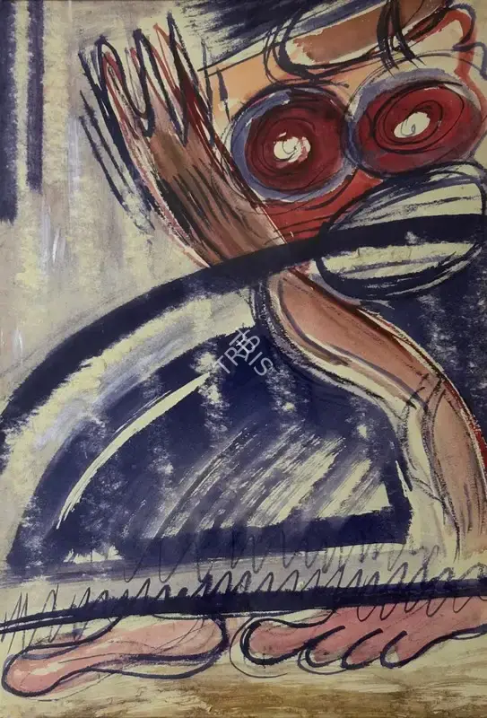 Sunil Madhav Sen (Artist), Untitled (Abstract), Painting