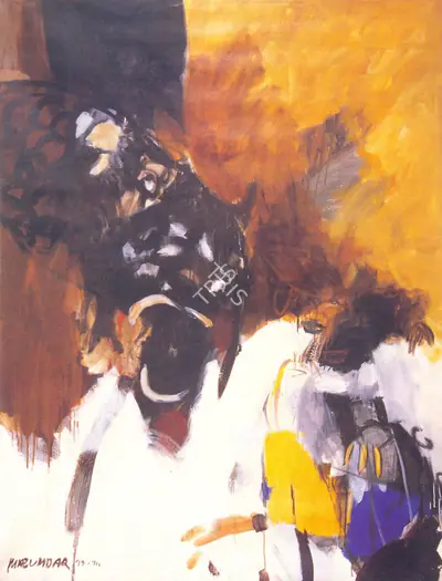 Chittrovanu Mazumdar (Artist), Untitled, 1994, Painting