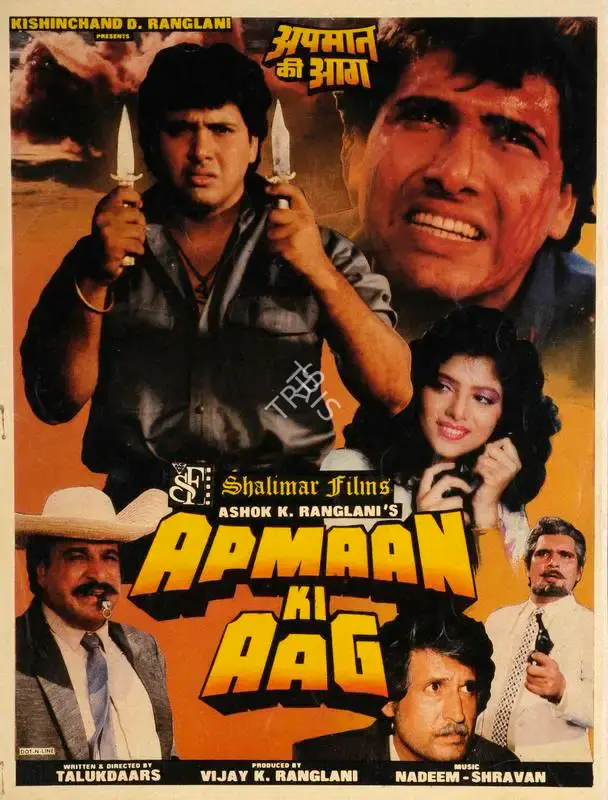 Vijay K. Ranglani (Producer), Apmaan Ki Aag, 1990, Song-Synopsis Booklet