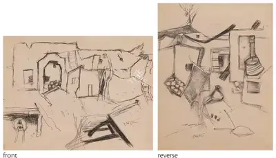 Ramkumar (Artist), Untitled, 1955, Drawing