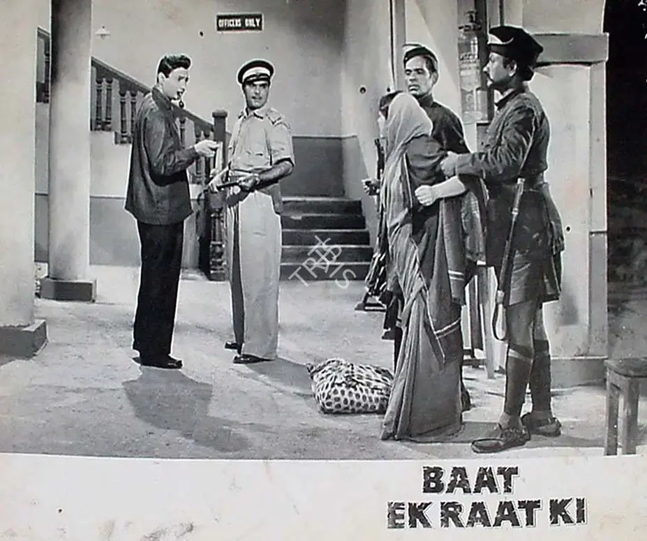 K.H. Kapadia (Cinematographer), Baat Ek Raat Ki, 1962, Lobby Card