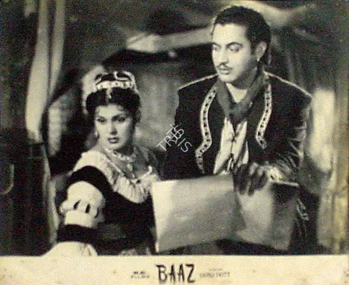 V.K. Murthy (Cinematographer), Baaz, 1953, Lobby Card