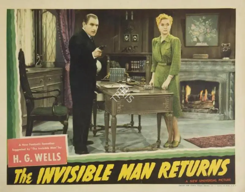 Milton Krasner (Cinematographer), The Invisible Man Returns, 1940, Lobby Card