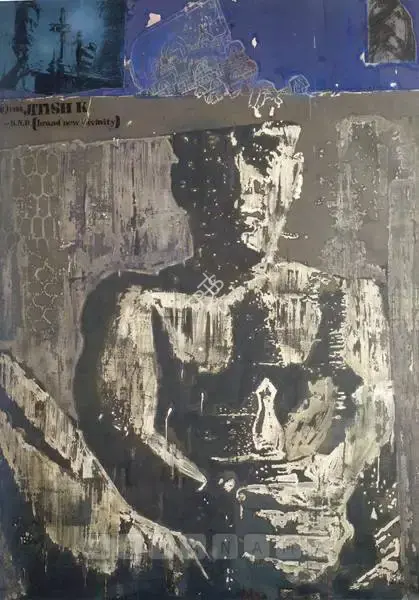 Kallat, Jitish (Artist). Bnd - Brand New Divinity, 1998 | Painting, Sa.Onl/04.09.08, 2008 · Saffronart
