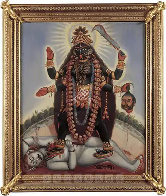 Mahendranath Mukhopadhyay (Artist), Sri Sri Kali, 1921, Painting