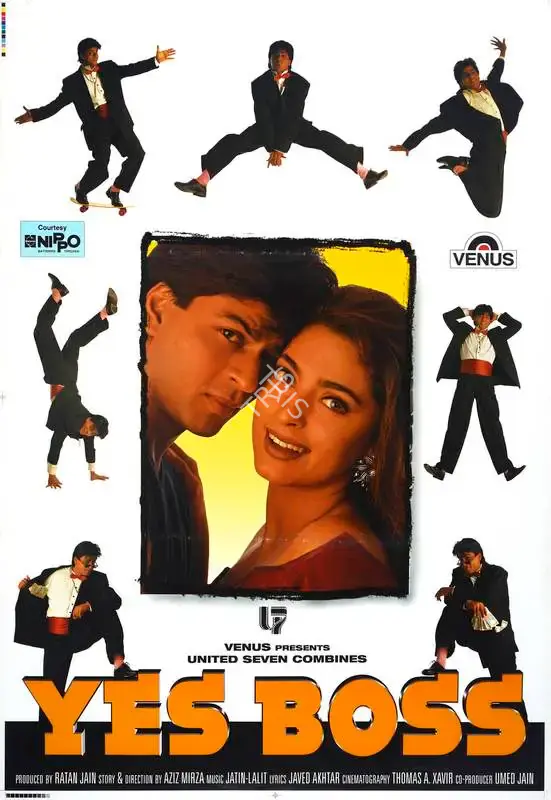 Ratan Jain (Producer), Yes Boss, 1997, Full Sheet Poster
