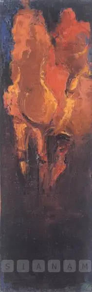 Krishen Khanna (Artist), Horseman, 1965, Painting