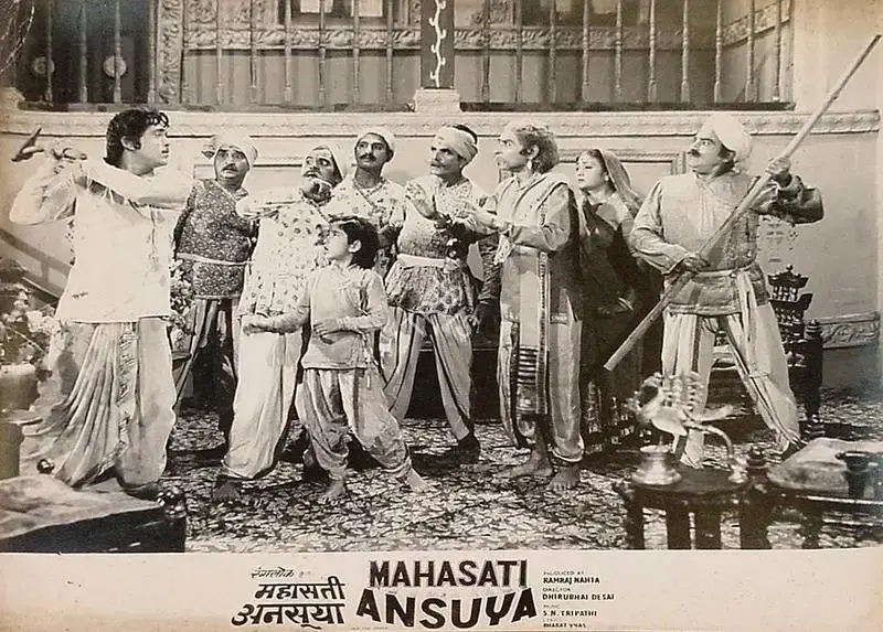 Ramraj Nahta (Producer), Mahasati Ansuya, 1965, Lobby Card