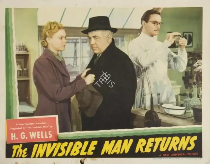 Milton Krasner (Cinematographer), The Invisible Man Returns, 1940, Lobby Card