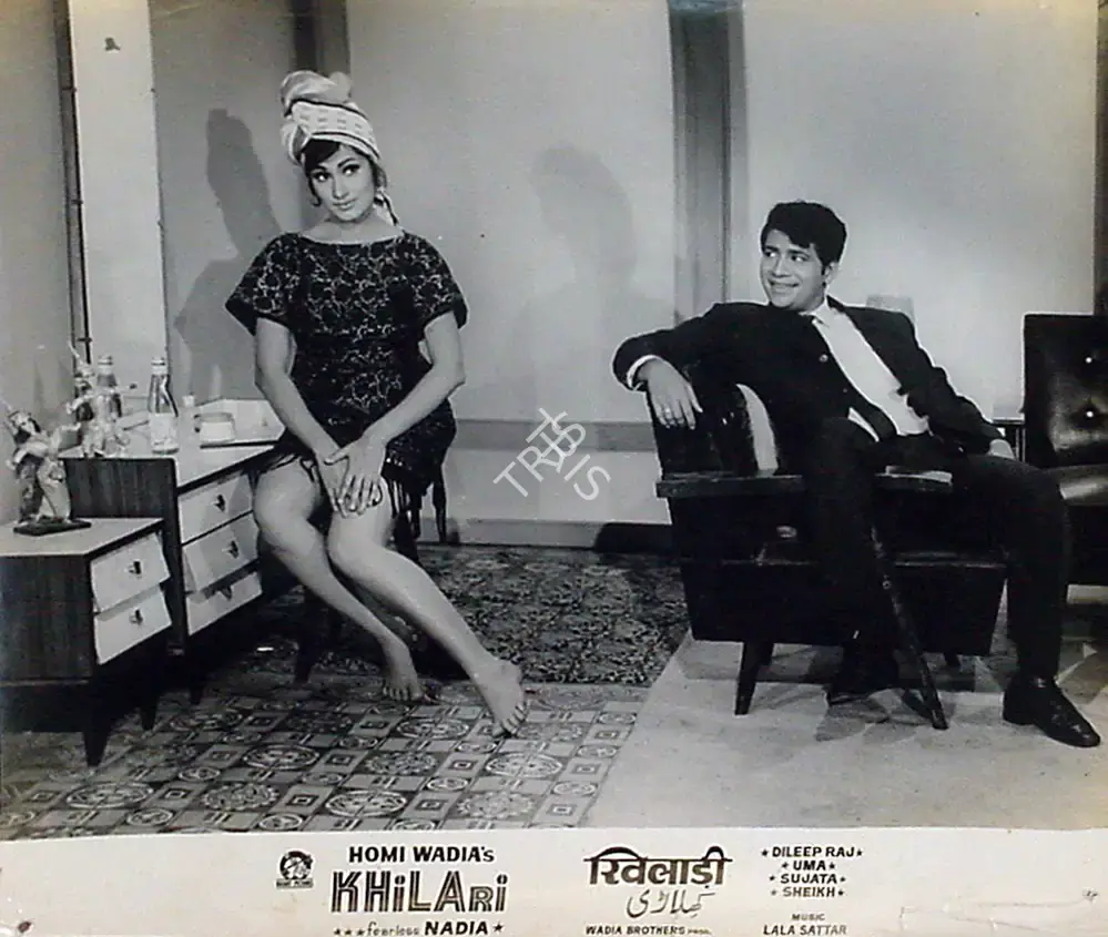Anant Wadadeker (Cinematographer), Khilari, 1968, Lobby Card
