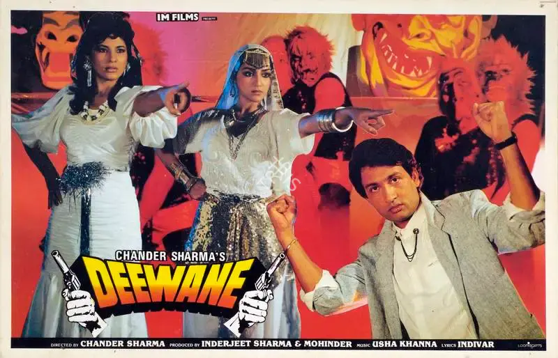 Inderjeet Sharma (Producer), Deewane, 1991, Lobby Card