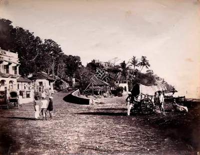 Frith Series (Photographic Studio), Gorabunder, Landing Place, 1850, Antiquarian Photograph