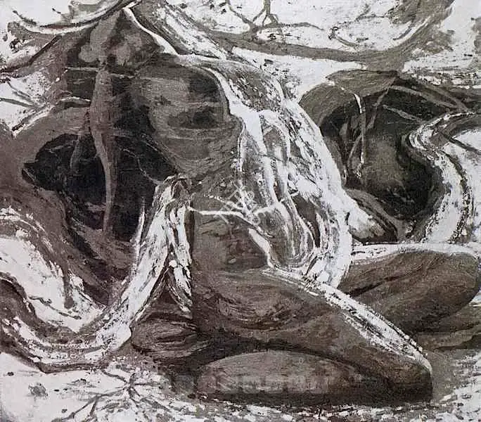 Anu Agarwal (Artist), At The Center Of Time, 2007, Painting