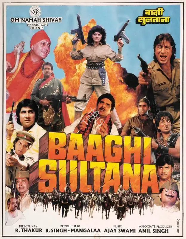 R. Singh (Producer), Baaghi Sultana, 1993, Song-Synopsis Booklet