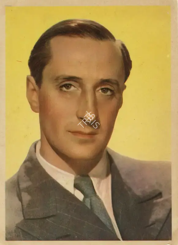 Nestle (Sponsor), Nestle (Sponsor), Stars of the Silver Screen: Basil Rathbone | Trading Card, 1930s, Trading Card