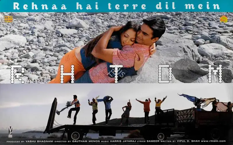 Vashu Bhagnani (Producer), Rehnaa Hai Terre Dil Mein, 2001, Lobby Card