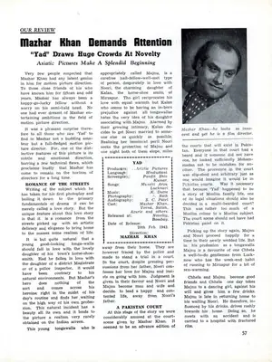 Mazhar Khan Demands Attention, 1943, Film Review