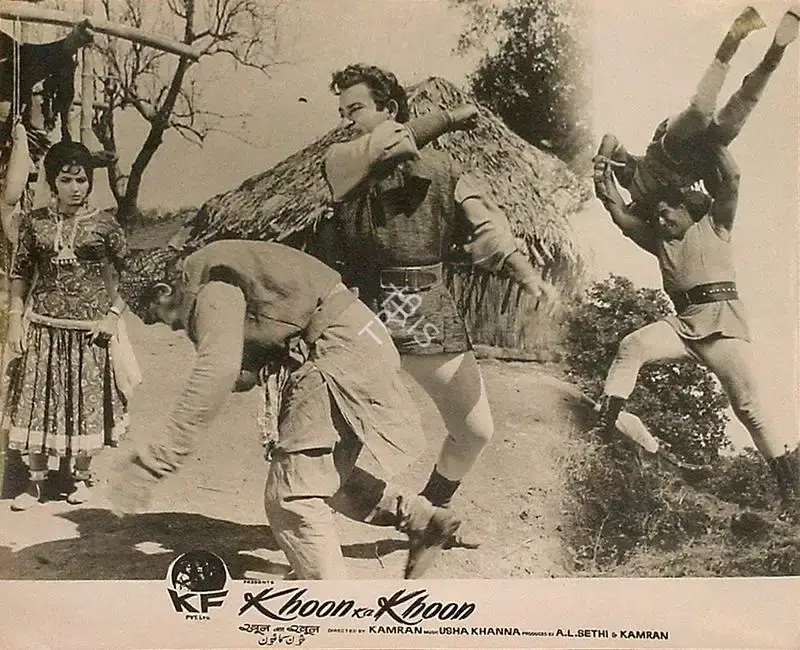 A.L. Sethi (Producer), Khoon Ka Khoon, 1966, Lobby Card