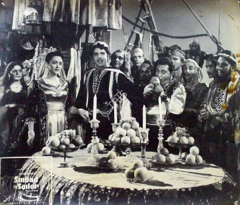 Nanabhai Bhatt (Director), Sinbad Jahaaji, 1952, Photographic Still