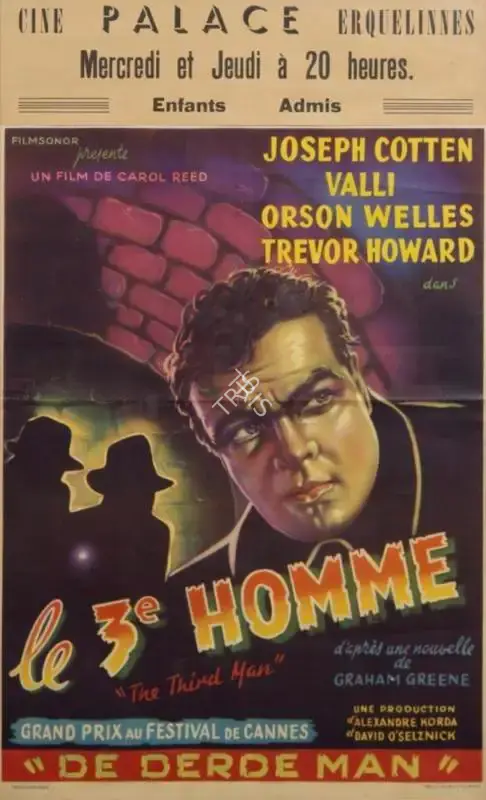 Carol Reed (Director), The 3rd Man, 1949, Poster