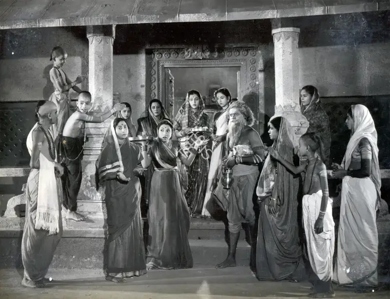 Dhirubhai Desai (Producer), Shuk Rambha, 1953, Photographic Still