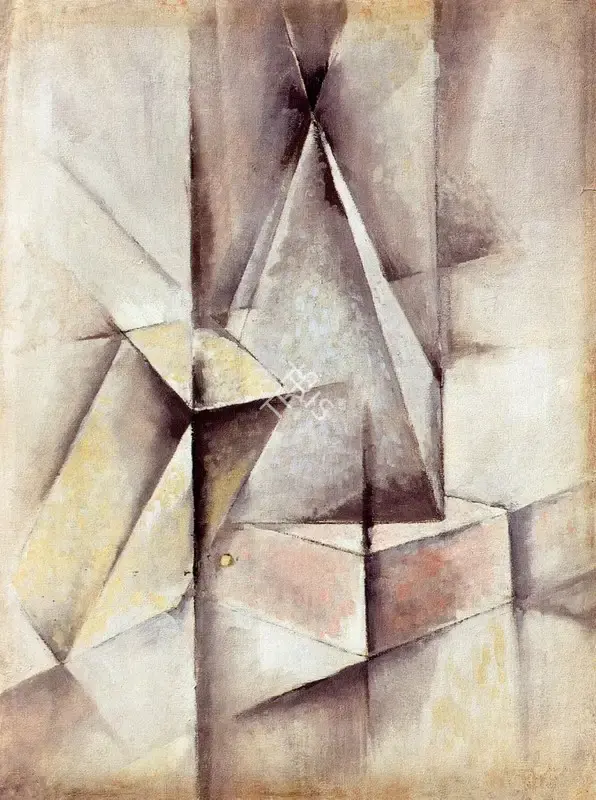N.S. Bendre (Artist), Cubism, 1955, Painting