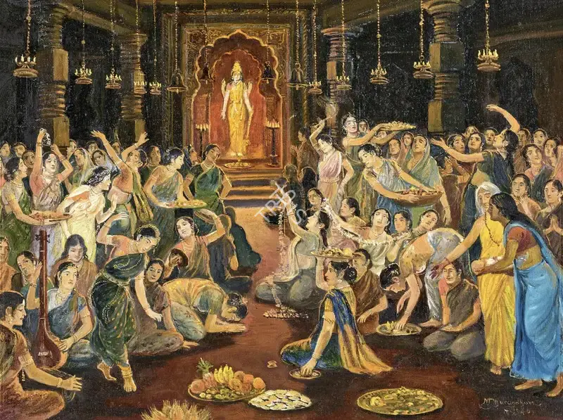 M.V. Dhurandhar (Artist), Untitled, 1940, Painting