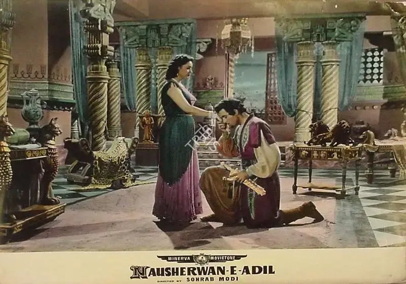 Sohrab Modi (Director), Nausherwan E Adil, 1957, Lobby Card