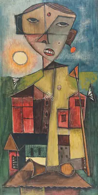 Shanti Dave (Artist), Untitled, 1954, Painting