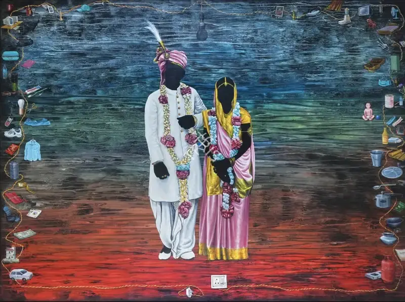 Sudhanshu Sutar (Artist), Untitled, 2008, Painting