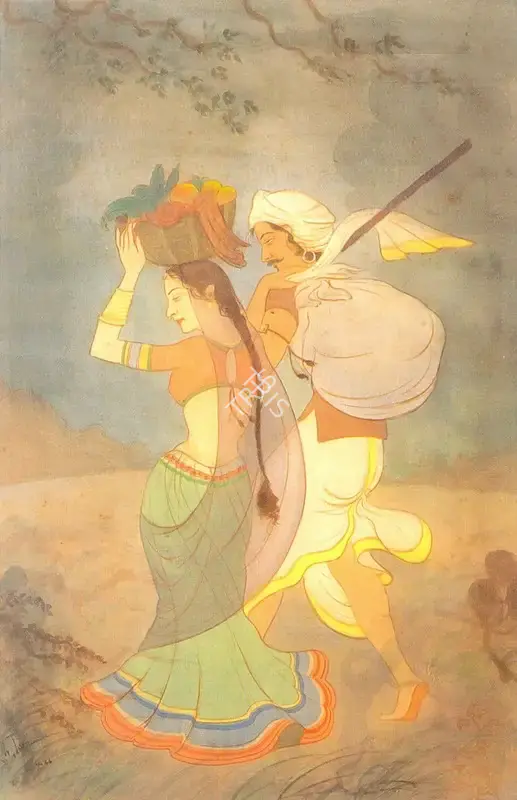 R.G.T. (Artist), Returning Home, 1944, Painting