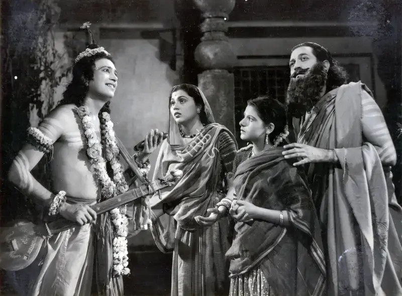 Dhirubhai Desai (Producer), Shuk Rambha, 1953, Photographic Still
