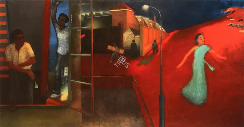 Vivan Sundaram (Artist), Passage, 1981, Painting