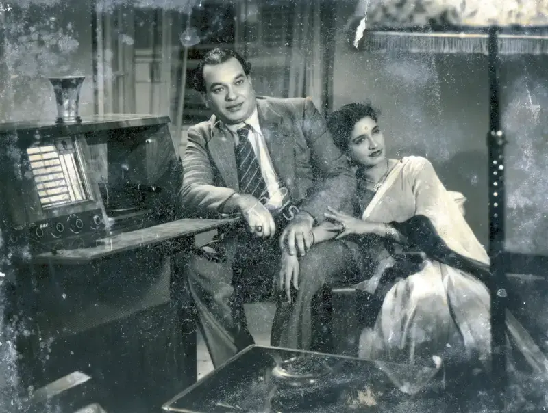 Nitin Bose (Director), Amar Saigal, 1955, Photographic Still
