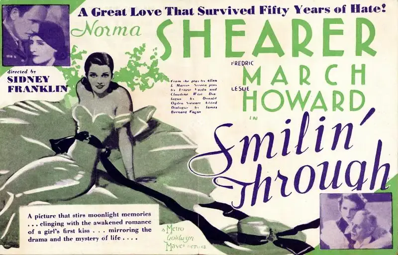 Sidney Franklin (Director), Smilin' Through, 1932, Handbill