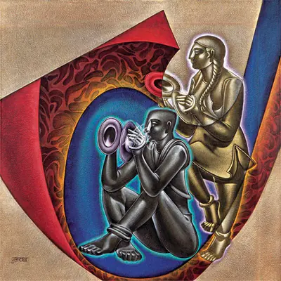 Gujral, Satish (Artist). Untitled, 2010 | Painting, AG.Onl/22.01.14, 2014 · Asta Guru