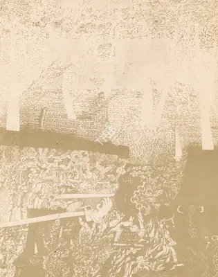 Vivan Sundaram (Artist), Heights of Machchhu Pichchhu, 1972, Graphic Art