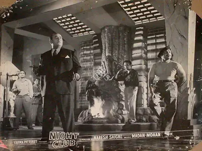 Naresh Saigal (Director), Night Club, 1958, Lobby Card