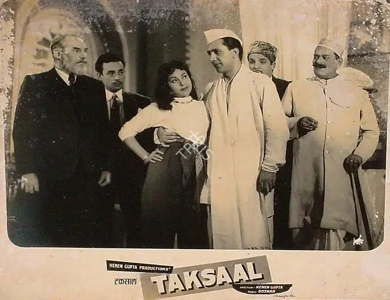 Hemen Gupta (Producer), Taksaal, 1956, Lobby Card