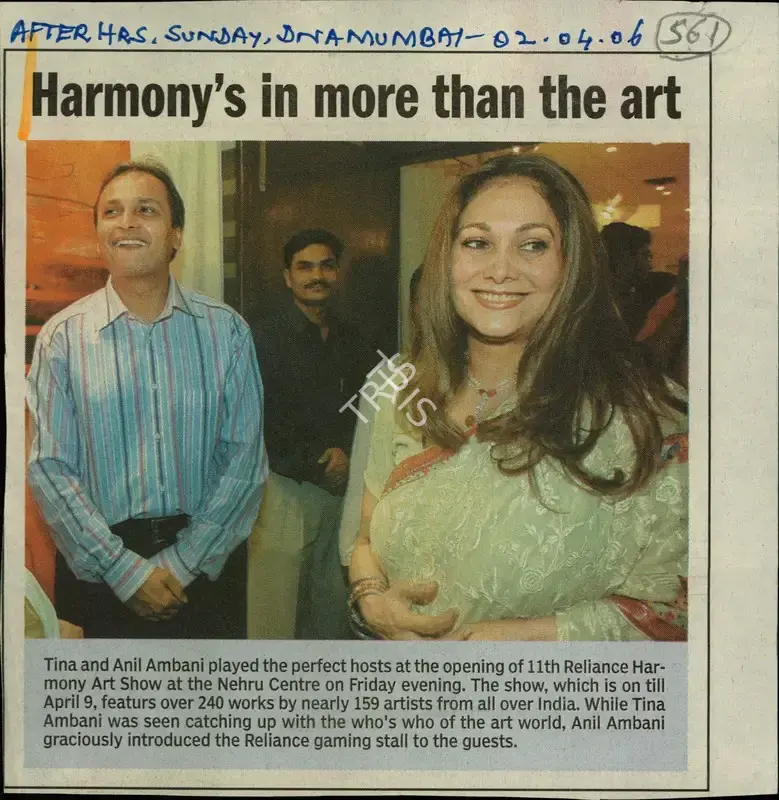 Harmony's in More than the Art, 2006, Newspaper Clipping