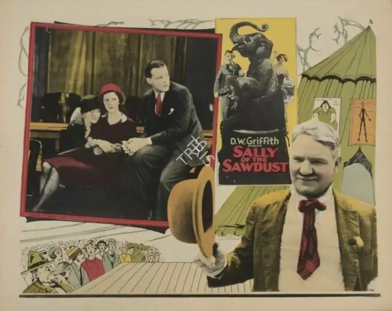 D.W. Griffith (Director), Sally of the Sawdust, 1925, Lobby card