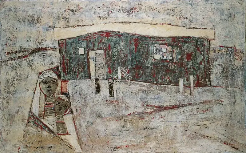 G.R. Santosh (Artist), Kashmir, 1959, Painting